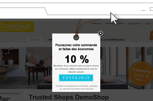 Le Pop-up de sortie (« Exit intent »), bonne ou mauvaise idée sur un e-commerce ?